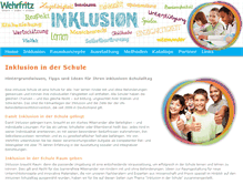 Tablet Screenshot of inklusion-schule.info